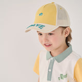 Dave&Bella Toddler Boys Sunset Yellow Adjustable-fit Fashion Baseball Caps