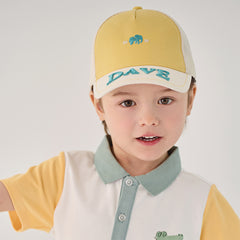 Dave&Bella Toddler Boys Sunset Yellow Adjustable-fit Fashion Baseball Caps