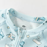 Dave&Bella Summer Toddler Girls/Boys Cute Print Pink/Blue Outdoor One-piece Swimwear