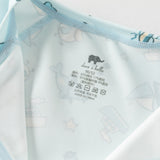 Dave&Bella Summer Toddler Girls/Boys Cute Print Pink/Blue Outdoor One-piece Swimwear