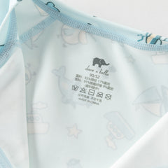 Dave&Bella Summer Toddler Girls/Boys Cute Print Pink/Blue Outdoor One-piece Swimwear