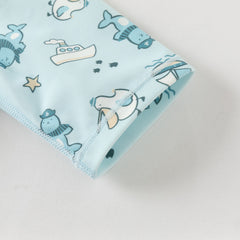 Dave&Bella Summer Toddler Girls/Boys Cute Print Pink/Blue Outdoor One-piece Swimwear