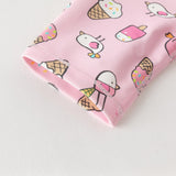 Dave&Bella Summer Toddler Girls/Boys Cute Print Pink/Blue Outdoor One-piece Swimwear