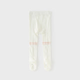 Dave&Bella Summer Kids Girls Gentle Beige Adjustable-waistband Stretchable Footed Tights