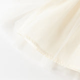 Dave&Bella Summer Toddler Girls Light Yellow Elegant Princess A-Line Tulle Party Dress