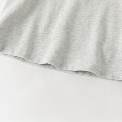 Dave&Bella Summer Toddler Boys Light Grey Short Sleeve Stretchable Soft Preppy Polos