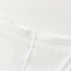 Dave&Bella Kids Girls Summer White Bow Slim Stretchable Footed Tights Leggings