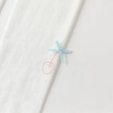 Dave&Bella Kids Girls Summer White Bow Slim Stretchable Footed Tights