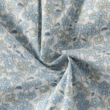 Dave&Bella Toddler Girls Summer Grey Blue Floral Flutter Sleeve Cotton Soft Daily Dress