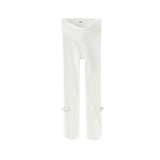 Dave&Bella Kids Girls Summer Elegant White Butterfly Stretchable Footed Tights