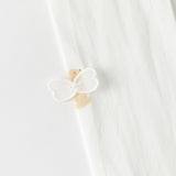 Dave&Bella Kids Girls Summer Elegant White Butterfly Stretchable Footed Tights