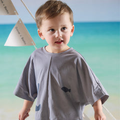 Dave&Bella Summer Toddler Boys/Girls Multi-color Moisture-wicking Quick-drying T-shirts