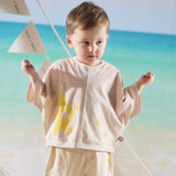 Dave&Bella Summer Toddler Boys/Girls Multi-color Moisture-wicking Quick-drying T-shirts