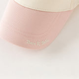Dave&Bella Toddler Girls/Boys Pink/Green Outdoor Comfortable Baseball Caps