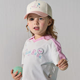 Dave&Bella Toddler Girls/Boys Pink/Green Outdoor Comfortable Baseball Caps