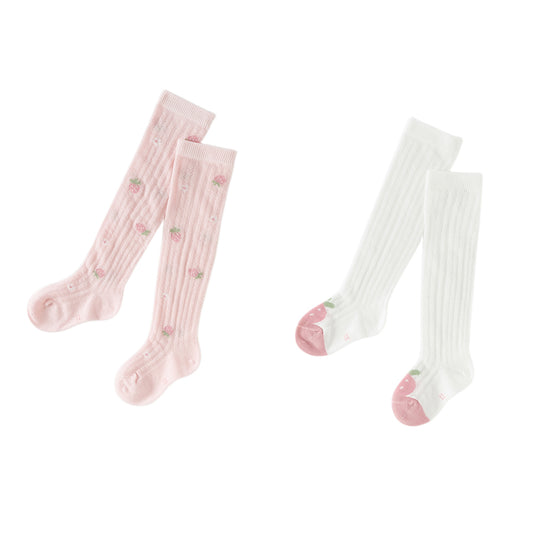 Dave&Bella Children Girls/Boys Summer Pink/Blue Lightweight Mosquito-proof Long Socks