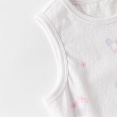 Dave&Bella Summer Toddler Girls/Boys Multi-color Playful Print Lightweight Tank Tops