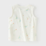 Dave&Bella Summer Toddler Girls/Boys Multi-color Playful Print Lightweight Tank Tops