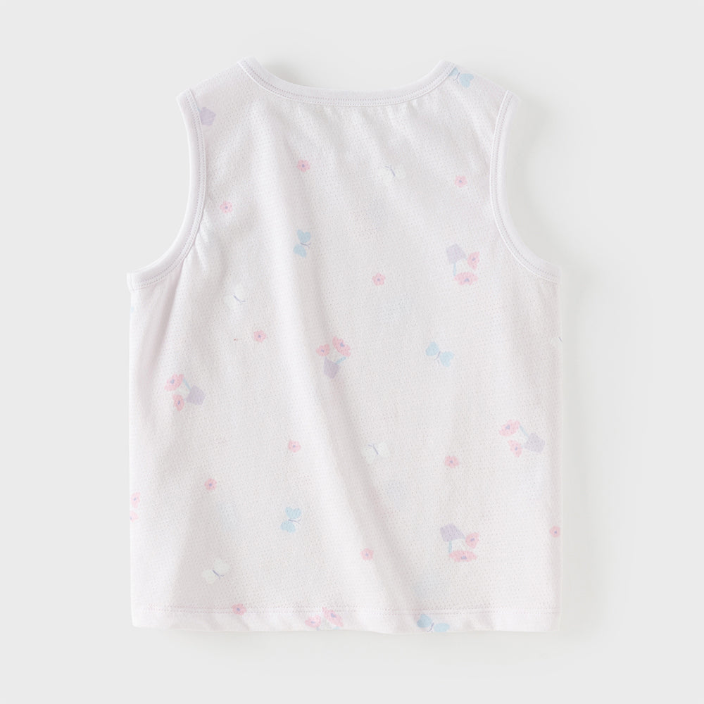 Dave&Bella Summer Toddler Girls/Boys Multi-color Playful Print Lightweight Tank Tops