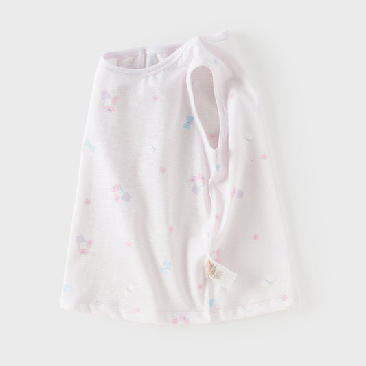 Dave&Bella Summer Toddler Girls/Boys Multi-color Playful Print Lightweight Tank Tops