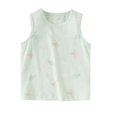 Dave&Bella Summer Toddler Girls/Boys Multi-color Playful Print Lightweight Tank Tops