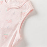 Dave&Bella Summer Toddler Girls/Boys Multi-color Playful Print Lightweight Tank Tops