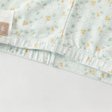 Dave&Bella Summer Toddler Girls Pink/Green Floral Print Lightweight Soft Leggings