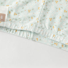 Dave&Bella Summer Toddler Girls Pink/Green Floral Print Lightweight Soft Leggings