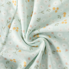 Dave&Bella Summer Toddler Girls Pink/Green Floral Print Lightweight Soft Leggings