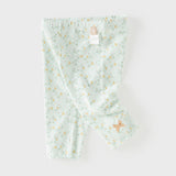 Dave&Bella Summer Toddler Girls Pink/Green Floral Print Lightweight Soft Leggings