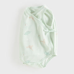 Dave&Bella Baby Girls/Boys Summer Multi-color Stretchable Playful Print Indoor Rompers