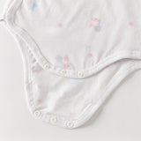Dave&Bella Baby Girls/Boys Summer Multi-color Stretchable Playful Print Indoor Rompers