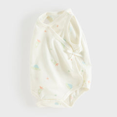 Dave&Bella Baby Girls/Boys Summer Multi-color Stretchable Playful Print Indoor Rompers