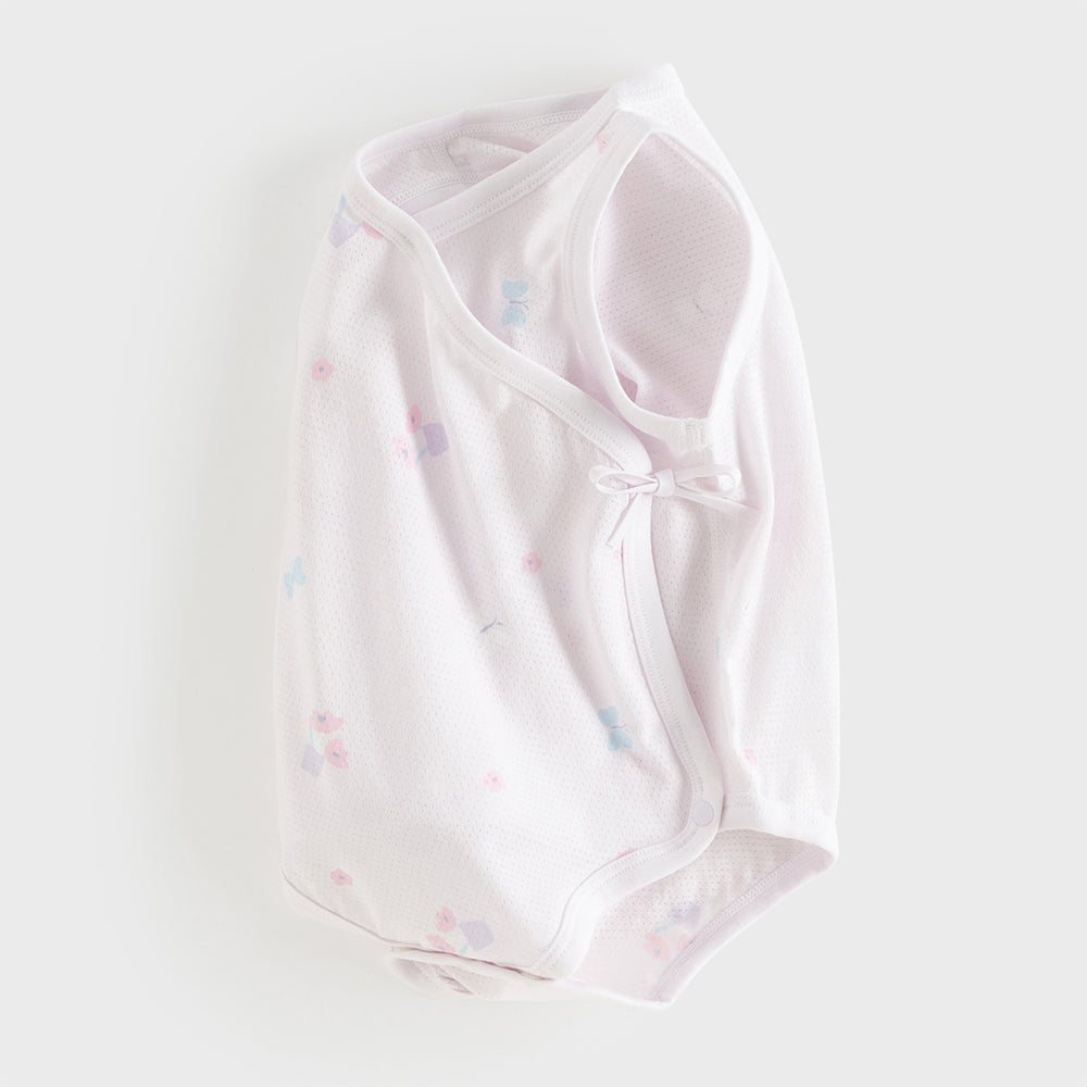 Dave&Bella Baby Girls/Boys Summer Multi-color Stretchable Playful Print Indoor Rompers