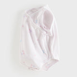 Dave&Bella Baby Girls/Boys Summer Multi-color Stretchable Playful Print Indoor Rompers