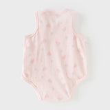 Dave&Bella Baby Girls/Boys Summer Multi-color Stretchable Playful Print Indoor Rompers