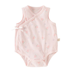 Dave&Bella Baby Girls/Boys Summer Multi-color Stretchable Playful Print Indoor Rompers