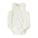 Dave&Bella Baby Girls/Boys Summer Multi-color Stretchable Playful Print Indoor Rompers