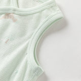 Dave&Bella Baby Girls/Boys Summer Multi-color Stretchable Playful Print Indoor Rompers