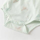 Dave&Bella Baby Girls/Boys Summer Multi-color Stretchable Playful Print Indoor Rompers