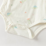 Dave&Bella Baby Girls/Boys Summer Multi-color Stretchable Playful Print Indoor Rompers