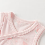 Dave&Bella Baby Girls/Boys Summer Multi-color Stretchable Playful Print Indoor Rompers