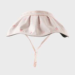 Dave&Bella Toddler Girls Summer Pink/Purple Adjustable-fit UV-protection Sunscreen Hats
