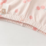 Dave&Bella Toddler Girls Summer Adorable Print Pink/White Soft Slim Stretchable Leggings