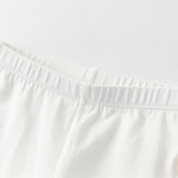 Dave&Bella Toddler Girls Summer Multi-color Cute Embroidery Comfortable Straight-leg Pants