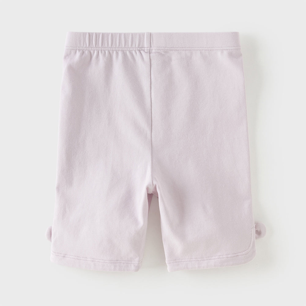 Dave&Bella Toddler Girls Summer Multi-color Cute Embroidery Comfortable Straight-leg Pants