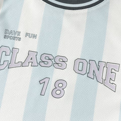 Dave&Bella Summer Toddler Boys Summer Red/Light Blue Lightweight Soccer Outfit Sets