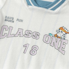 Dave&Bella Summer Baby Boys Short Sleeve Comfortable Print Soft Rompers