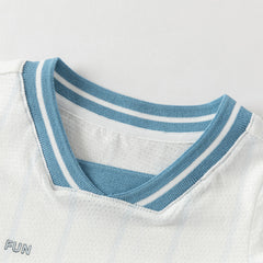 Dave&Bella Summer Baby Boys Short Sleeve Comfortable Print Soft Rompers