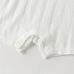 Dave&Bella Summer Baby Boys Short Sleeve Comfortable Print Soft Rompers